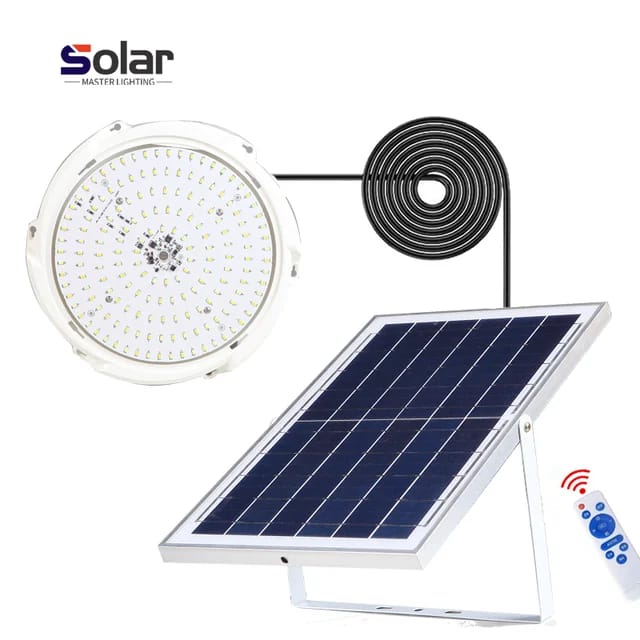 Plafonnier Solaire LED Dakar 200W - Éclairage Intérieur Autonome