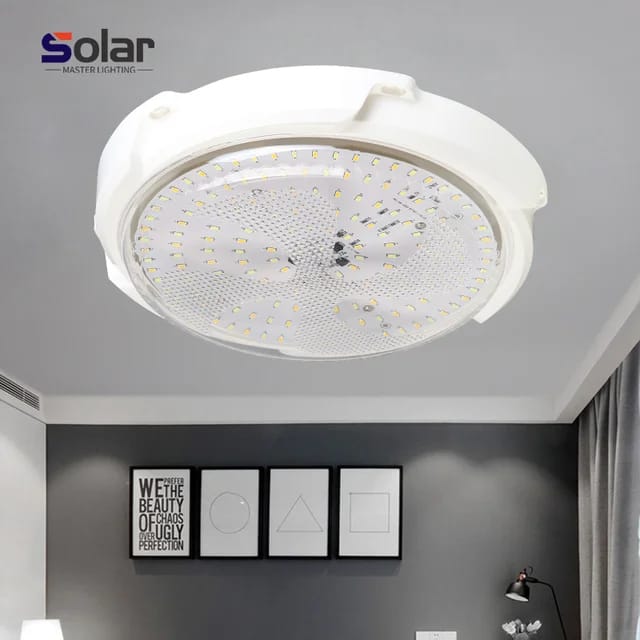 Plafonnier Solaire LED Dakar 200W - Éclairage Intérieur Autonome – Image 5
