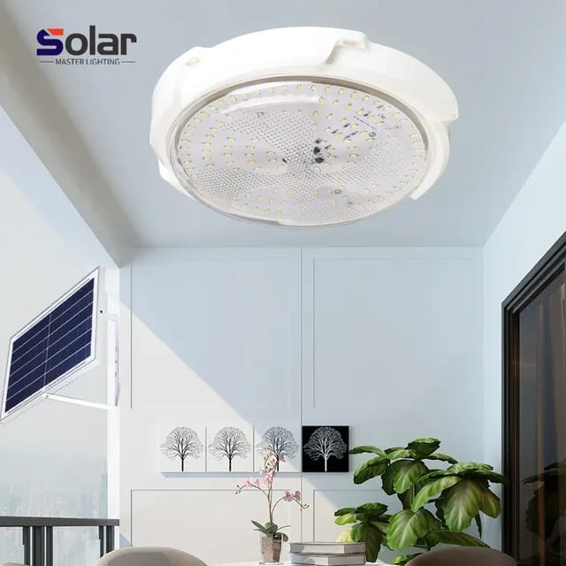Plafonnier Solaire LED Dakar 200W - Éclairage Intérieur Autonome – Image 3