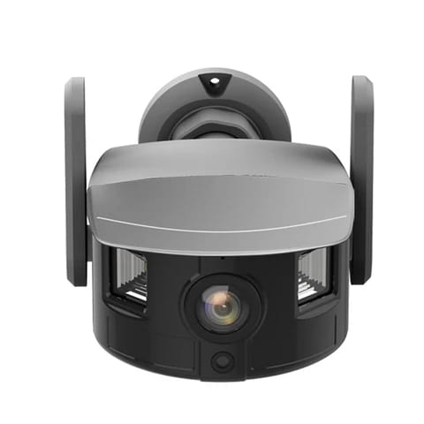 Caméra WiFi panoramique 5MP avec audio bidirectionnel et contrôle sur smartphone